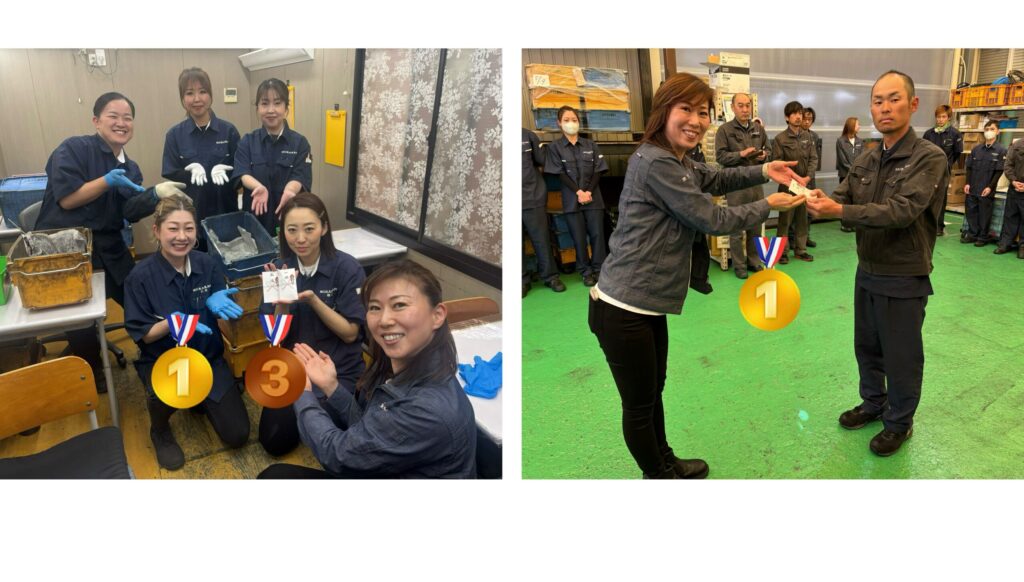 ムラカミ鋼管 お掃除大会 受賞者